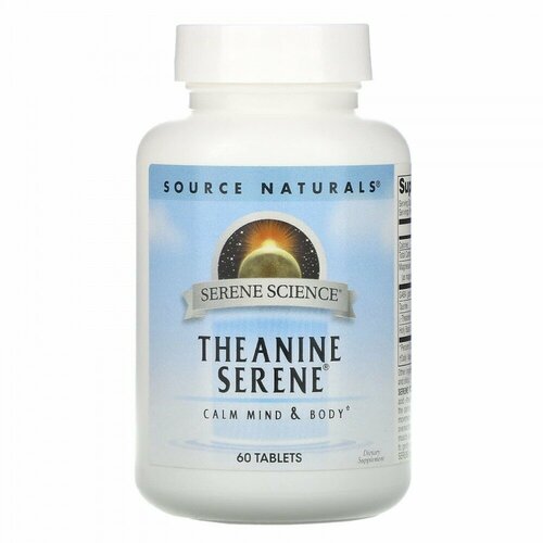 Source Naturals, Serene Science, Theanine Serene, 60 таблеток