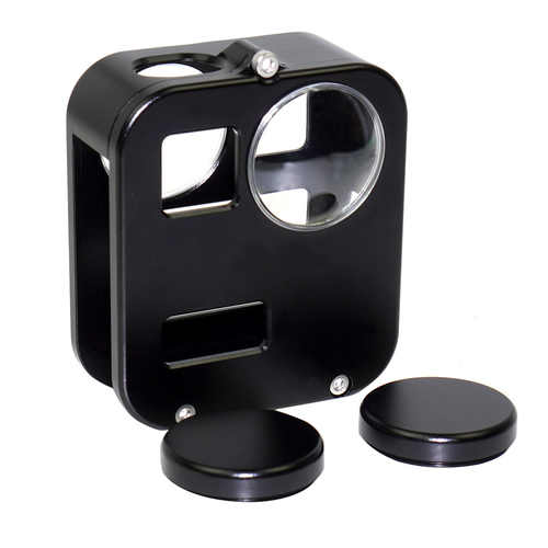 Противоударный алюминиевый металлический корпус MyPads Alloggiamento для спортивной экшн-камеры GoPro MAX черного цвета экшн камера gopro max chdhz 201 rw чёрный