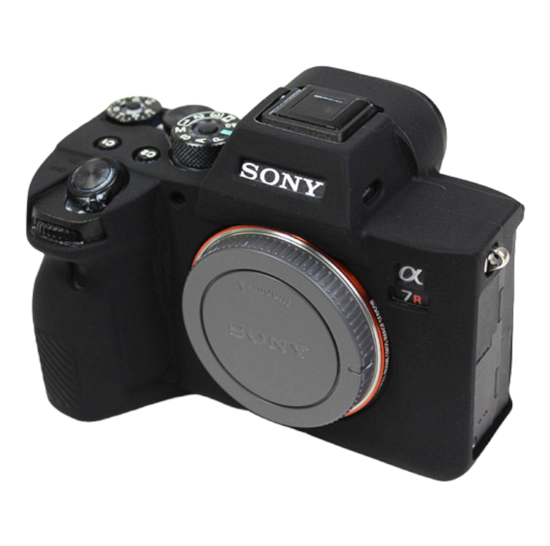 Защитный силиконовый чехол MyPads Antiurto для фотоаппарата Sony Alpha ILCE-7RM4/ 7R Mark 4 из мягкого качественного силикона черный