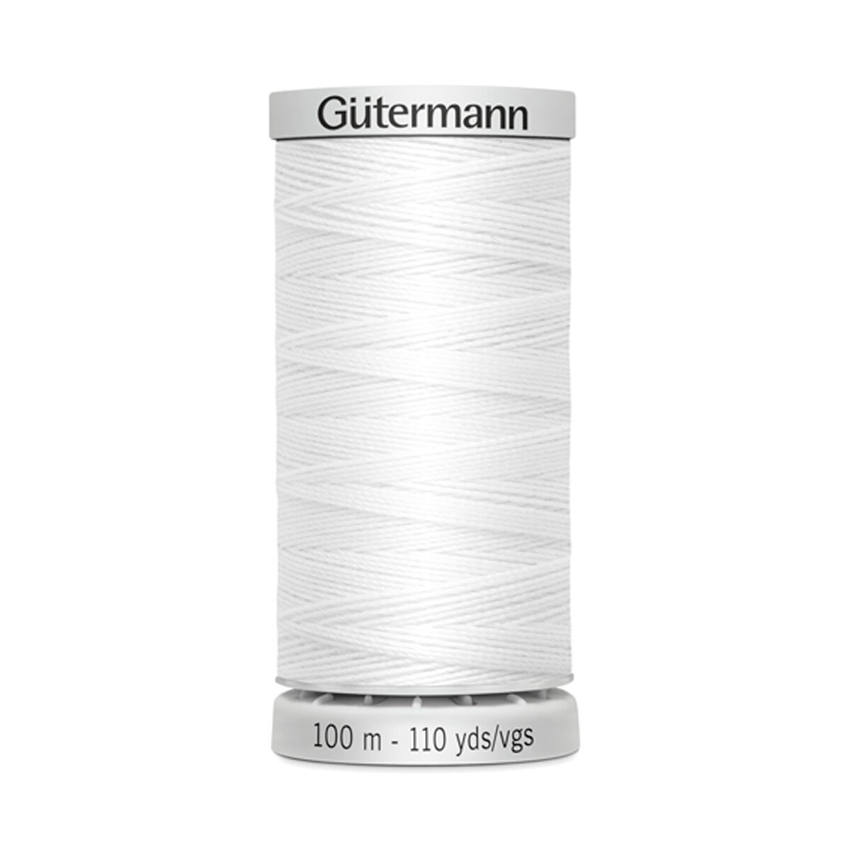 Нить Gutermann Extra Strong 40/100 м суперкрепкая, 100% полиэстер, цвет 800 белый