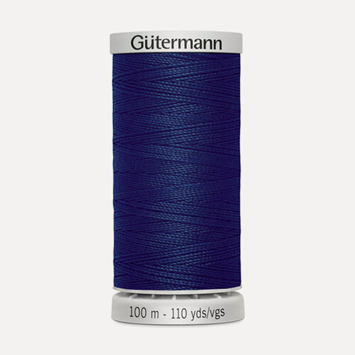 Изображение товара Нитки швейные особо прочные Gutermann Extra Strong M 782 40, 100м, 100% полиэстер, 724033 (339 темный чернильно-синий) 5 шт