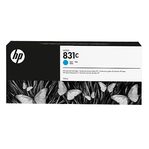 Картридж HP CZ695A № 831, Cyan, 775 мл, картридж для hp 831 cz706a optimizer 775 мл