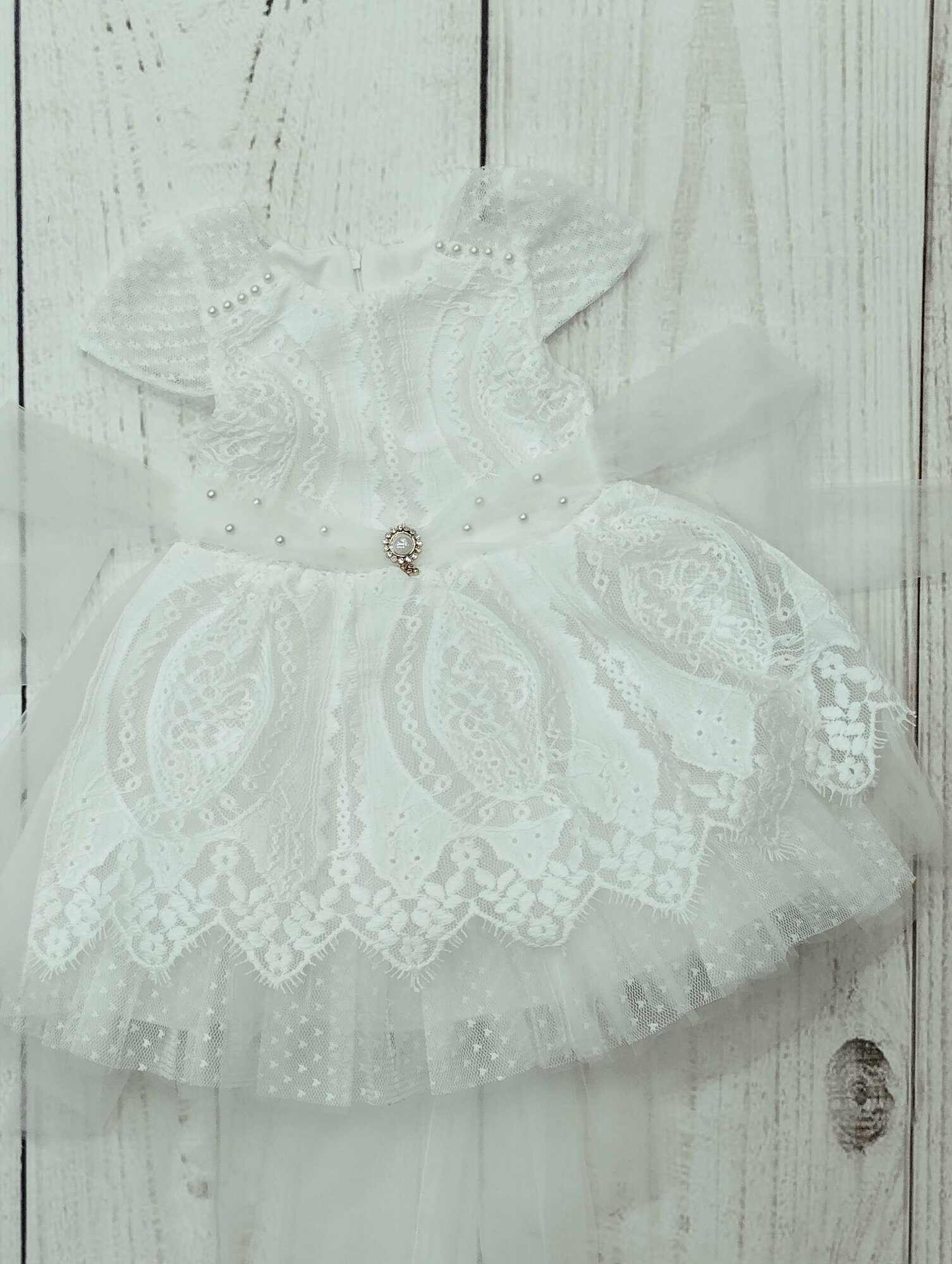 Платье Мой Ангелок, размер 92, белый