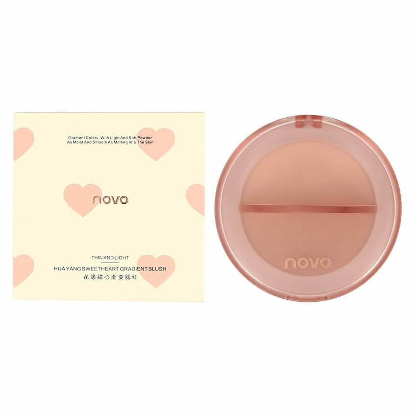 Румяна для лица NOVO SWEETHEART GRADIENT BLUSH тон 03