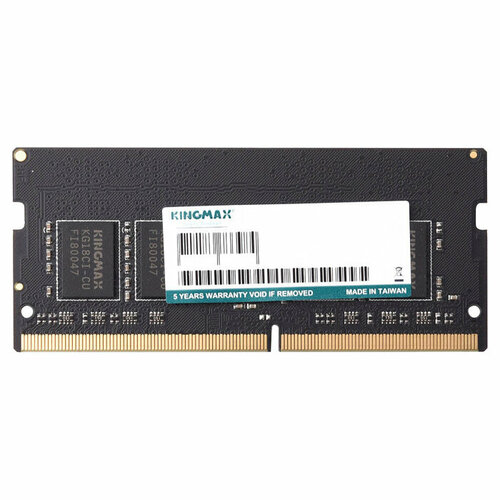 Оперативная память SO-DIMM DDR4 8Gb PC-25600 3200Mhz CL22 Kingmax KM-SD4-3200-8GS 210100₽