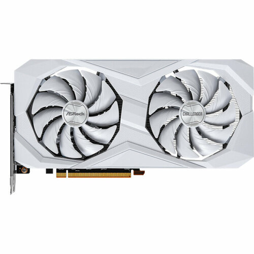 Видеокарта ASRock (RX6600 CLW 8G) Radeon RX 6600 8GB Challenger White белый