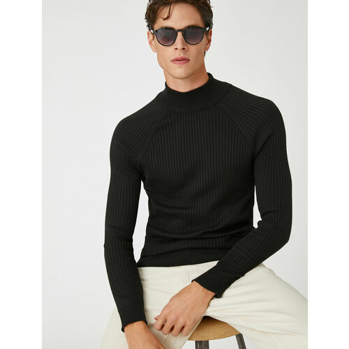 фото Свитер koton, размер 50, черный