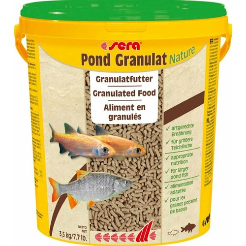 Корм для прудовых рыб Sera POND GRANULAT, гранулы, 3,5 кг