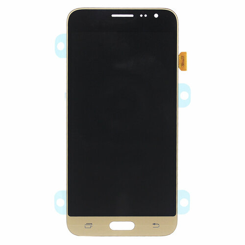 Экран (дисплей) для Samsung SM-J320M Galaxy J3 (2016) в сборе с тачскрином (золотой) (AMOLED) экран дисплей для samsung j320m galaxy j3 2016 в сборе с тачскрином золотой amoled