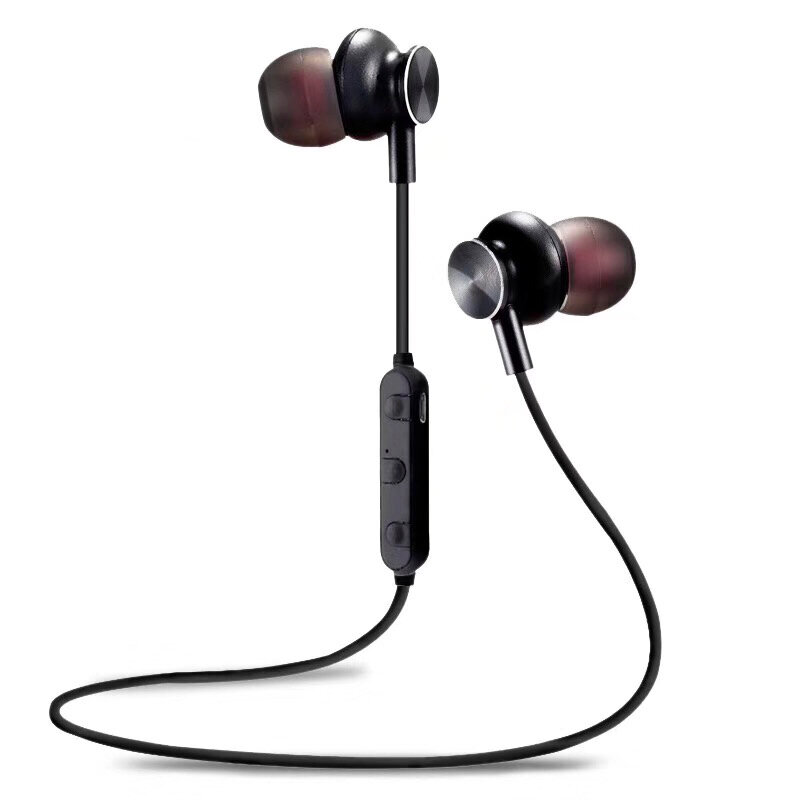 Наушники Bluetooth вакуумные с шейным шнурком More choice BG6 (Black)