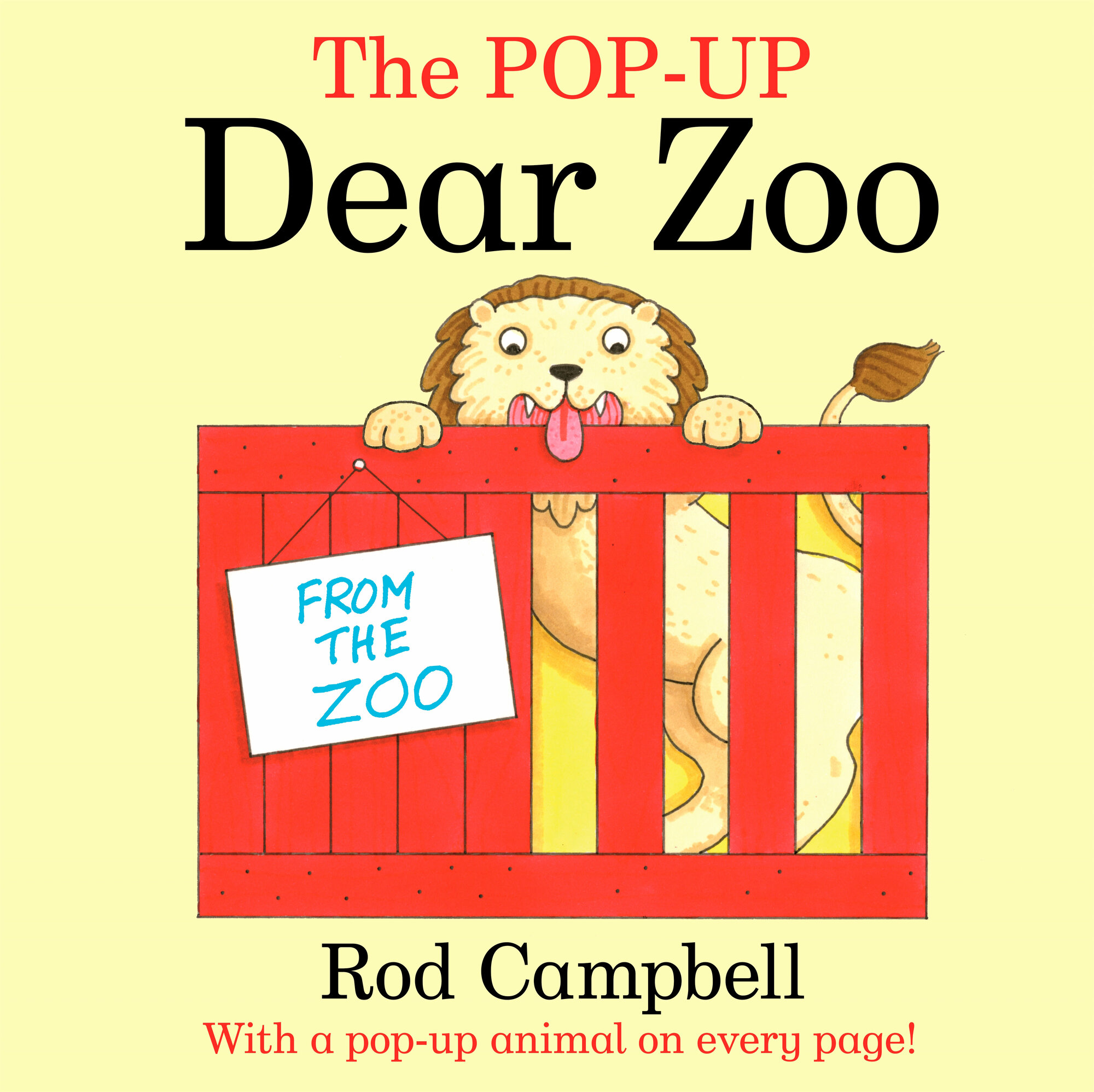 Campbell Rod "The Pop-Up Dear Zoo" офсетная - фото №2