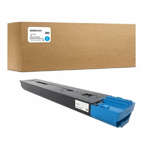 Картридж 006R01532 для Xerox DCP-550/WC-7965 34K Cyan Compatible (совместимый) совместимый картридж ds dcp 550