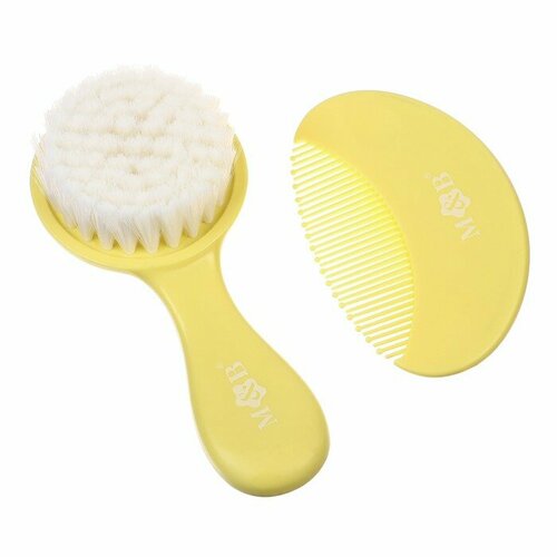 MumBaby Набор детских расчесок 2 шт цвет желтый 532₽