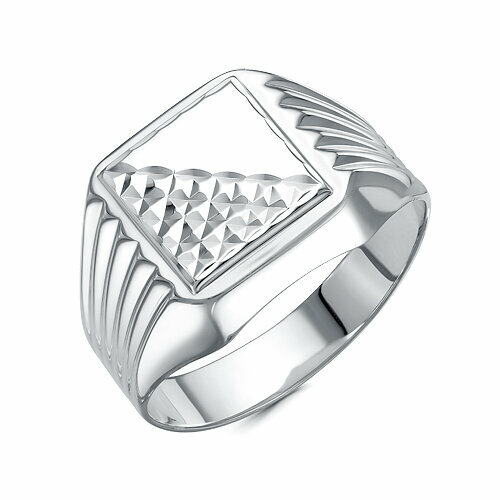 кольцо diamant серебро 925 проба размер 18 5 белый Кольцо Яхонт, серебро, 925 проба, размер 18