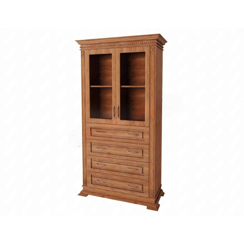 Шкаф-витрина ммк-древ Верди 074 классический орех 2 9040190 40000₽