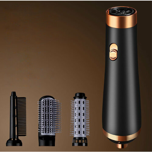 Фен стайлер фен-щетка для сушки укладки и завивки волос с тремя насадками 79900₽