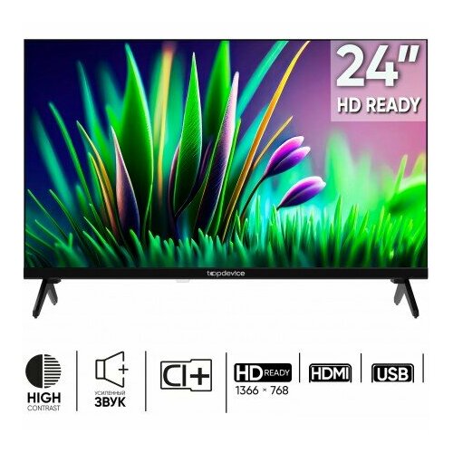 Телевизор Topdevice Frameless TDTV24CN04H_BK 1317100₽