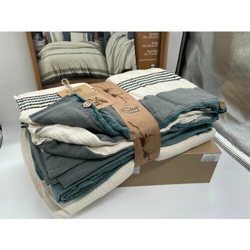 Комплект постельного белья Sikel , Турция, 4 наволочки 50*70 см, муслин, 100% хлопок