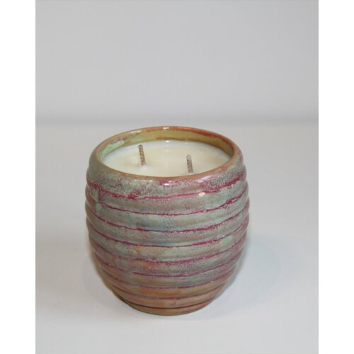 Ароматическая свеча восход фарфор соевый воск отдушка-розмарин черный перец бобы тонка кожа 4500₽