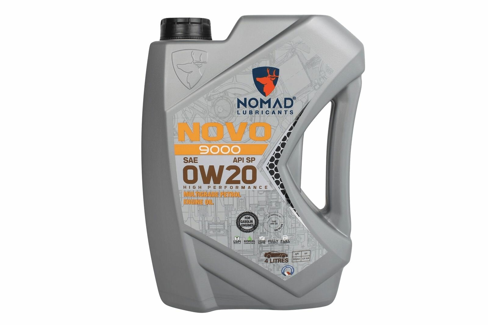 Масло моторное Nomad Novo 9000 0W20 4л