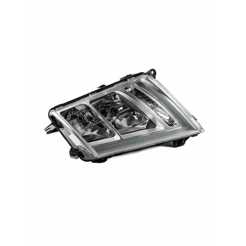 Фара левая мех. регулировка галогенная хромированная Volvo FH/FM TD0151034CL (TangDe)