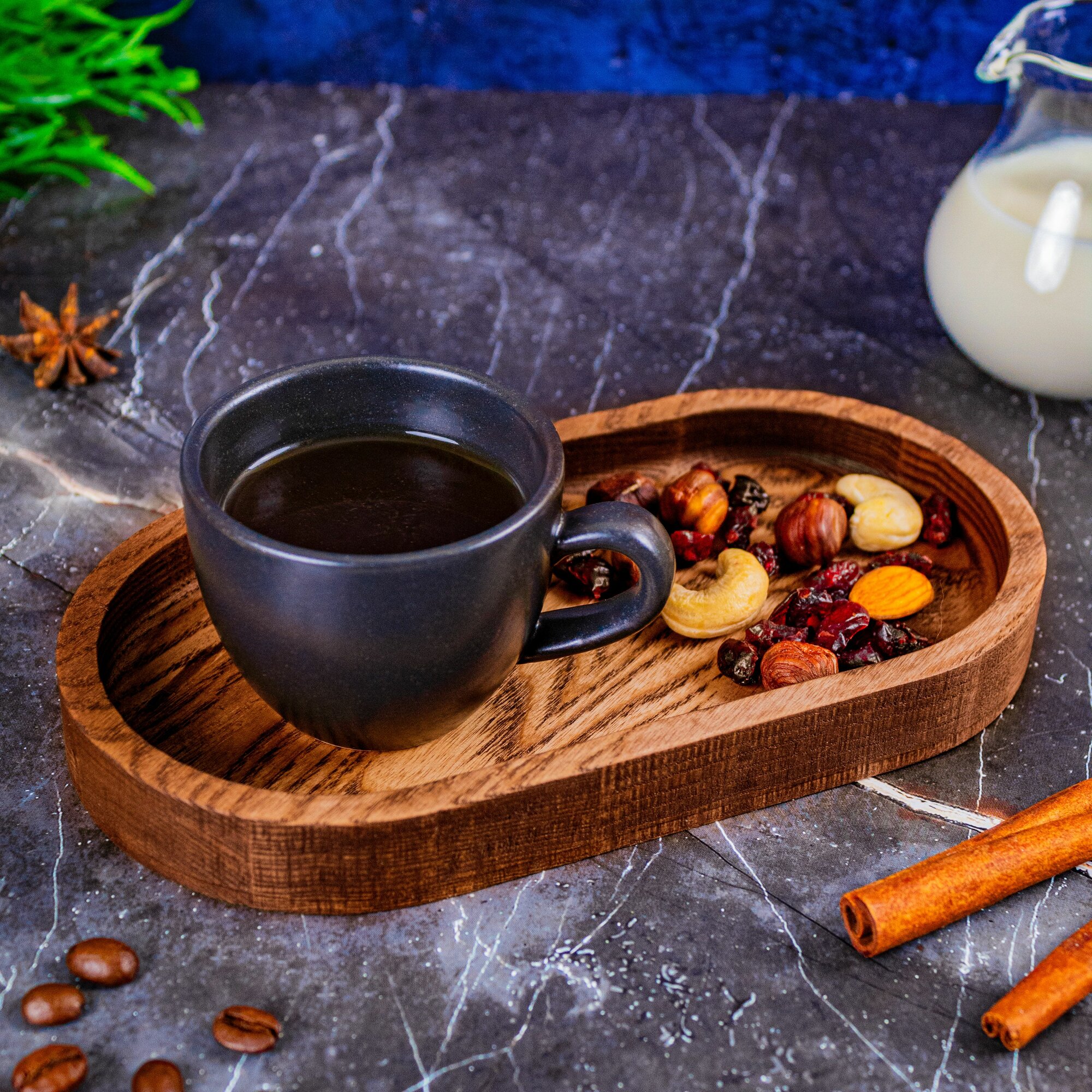 Подносы И Подставки Xiaomi Чайный поднос, подставка под кружку деревянная