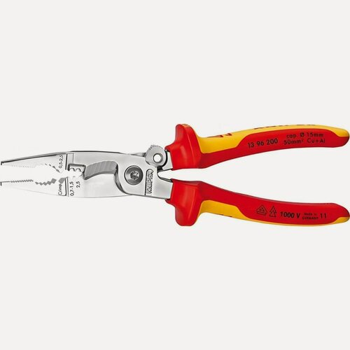 Изображение товара Инструмент для снятия изоляции Knipex KN-1396200, профессиональный, для проводов до 2,5 мм², VDE