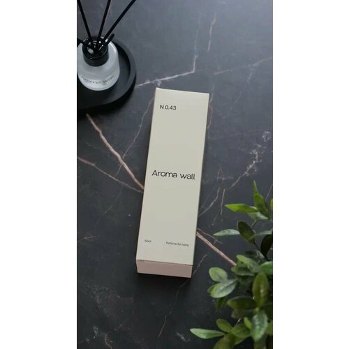 Диффузор для дома N.043 (Кокосовое молочко/Хлопок) Aroma Wall, 50ml