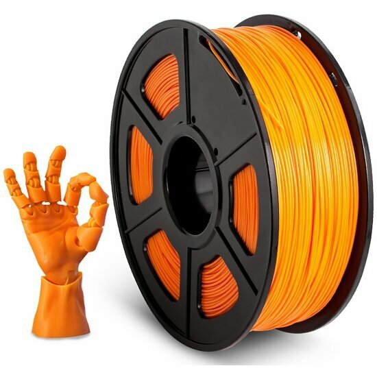 Пластик NV Print ABS Orange для 3D печати диаметр 1.75мм длина 330 метров масса 1 кг