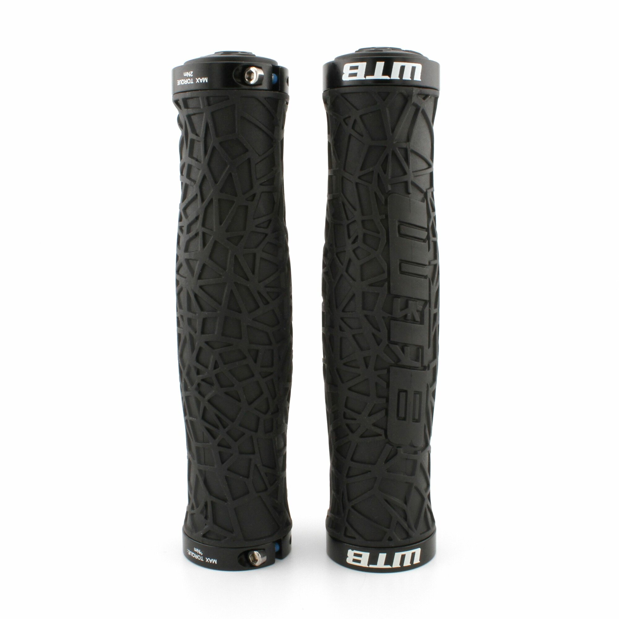 Грипсы на руль велосипеда WTB Ace Grip, 14 см, двойной зажим, чёрные — фото 1