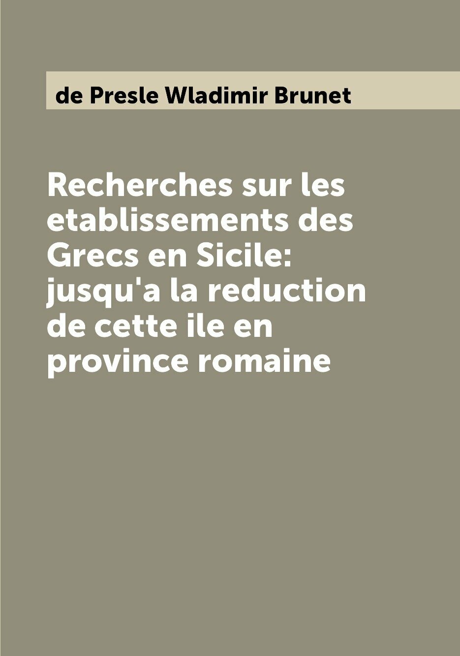 Recherches sur les...