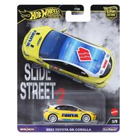 Игрушечная коллекционная Premium машинка Hot Wheels, модель 2023 Toyota GR Corolla, цвет Yellow, масштаб 1:64 (металл/металл),  ...