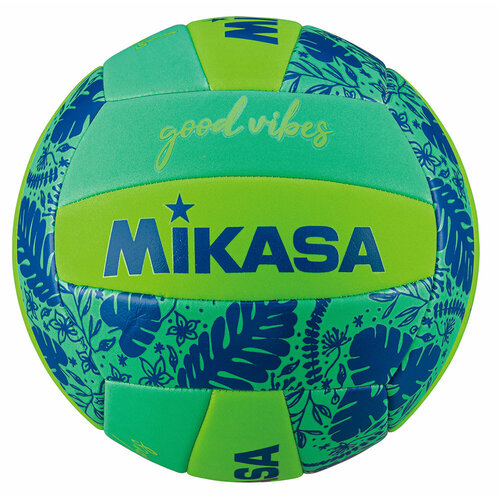 Мяч для пляжного волейбола Mikasa, BV354TV-GV-GG, салатовый/синий