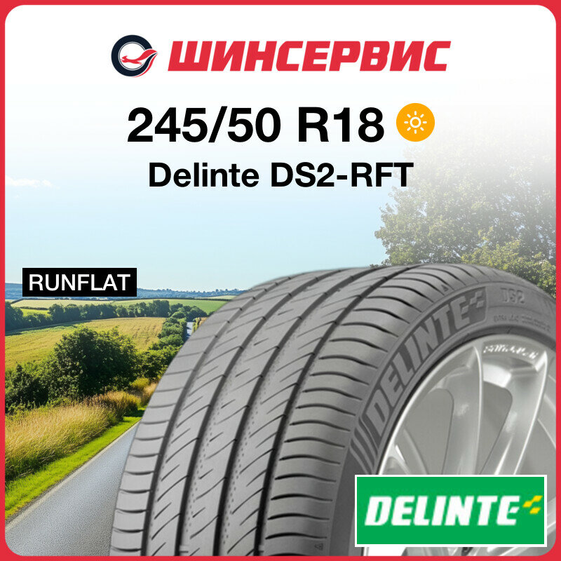 Летняя шина Delinte DS2-RFT 245/50 R18 100Y