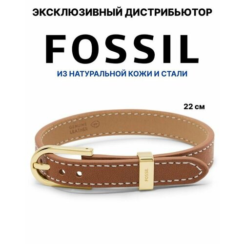 фото Браслет fossil, коричневый