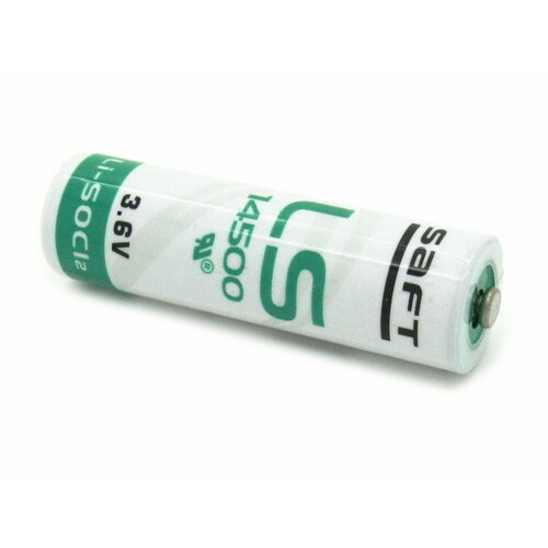 Батарейки SAFT LS14500AA, Li-SOCl2, типоразмер AA, емкость 2600 мА, (5 шт)