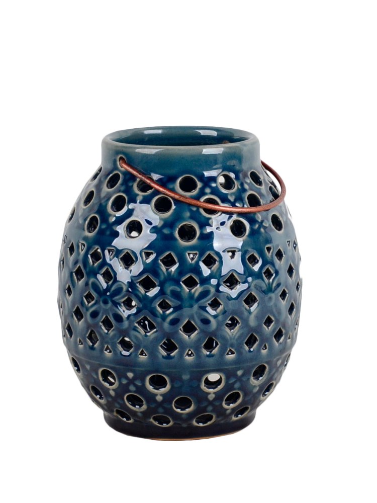 Подсвечник Garden Light керамика высота 19 см диаметр 15 см