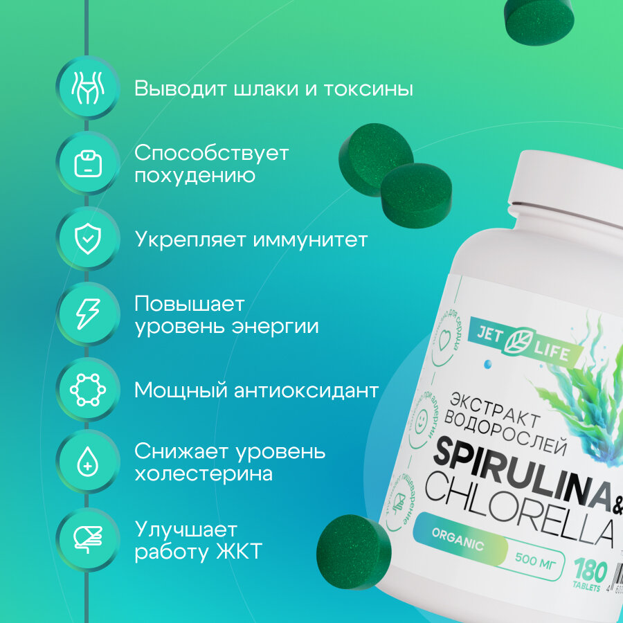 Спирулина и хлорелла, детокс очищение организма — фото 1
