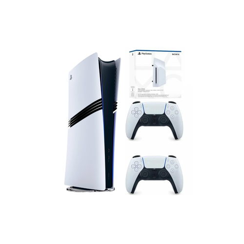 PlayStation 5 Pro Digital Edition 2000 ГБ SSD 6ез игр белый Дисковый привод Sony для PlayStation 5 белый 2й геймпад белый 120990₽