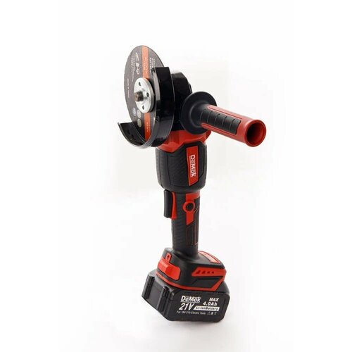 Болгарка аккумуляторная бесщеточная DeMak 21В в кейсе углошлифовальная машина шлифмашина плиткорез электрический ДеМак 7920₽