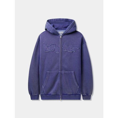 фото Толстовка butter goods mineral wash, размер xl, , синий