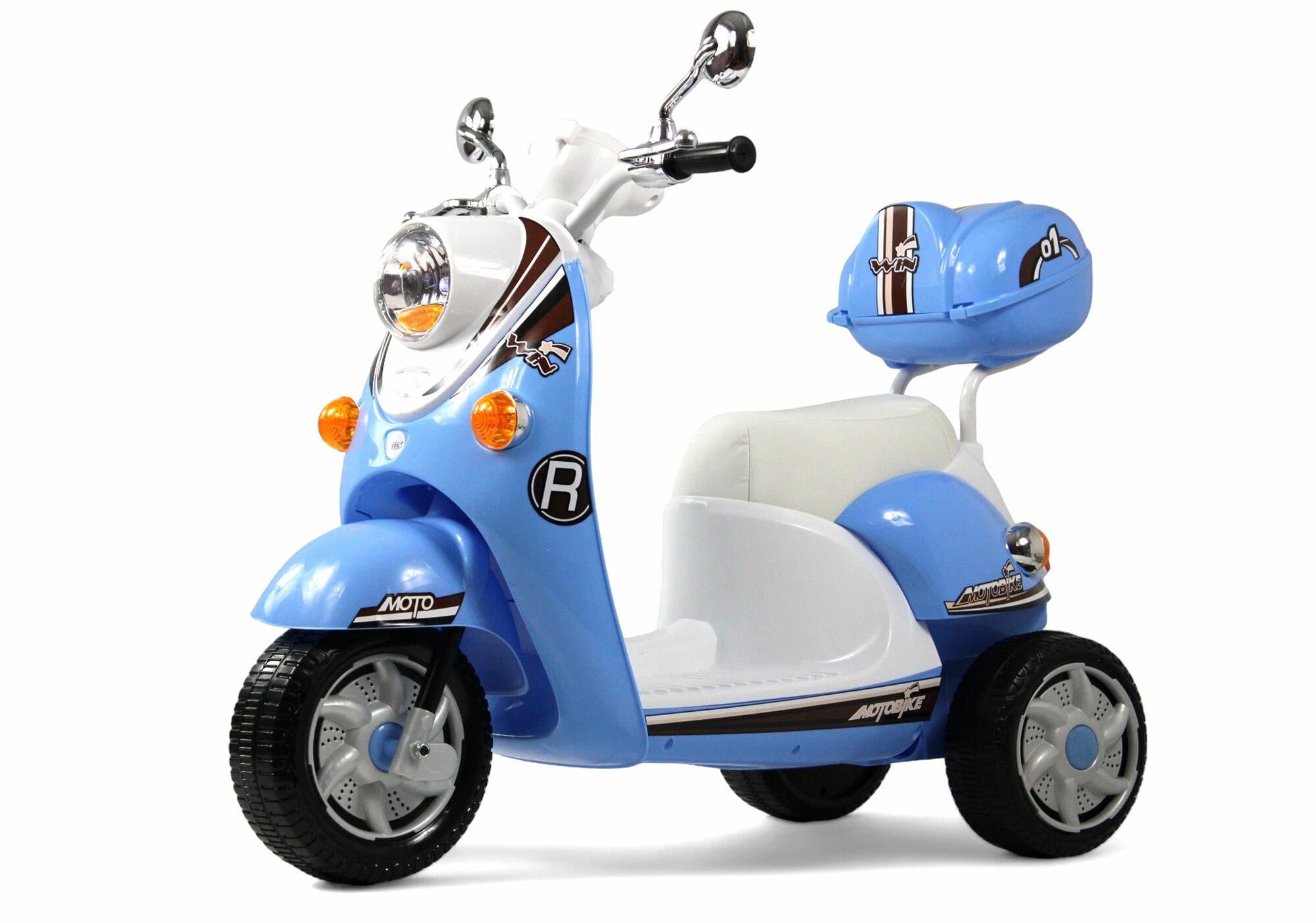 Детский электромобиль Z444ZZ синий (RiverToys)