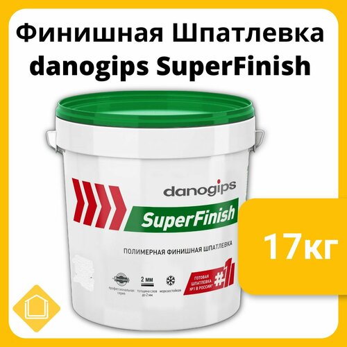 SuperFinish Danogips, фасовка 17 кг