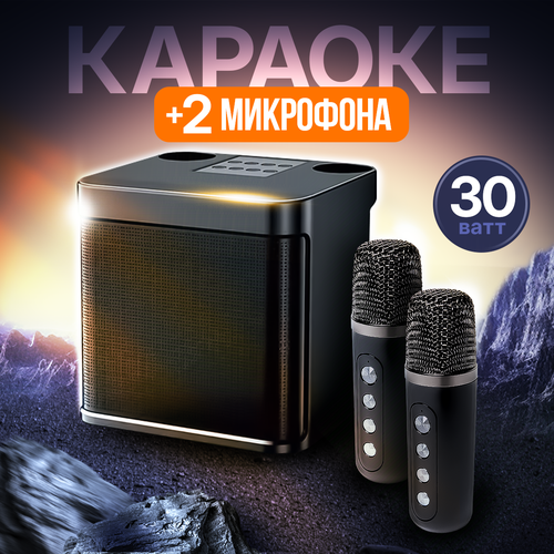 Караоке система NOIR-audio CUBE 6 с двумя беспроводными микрофонами и колонкой 3519₽