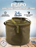 Ведро складное для рыбалки для прикормки Aquatic/Акватик 24л, хак...