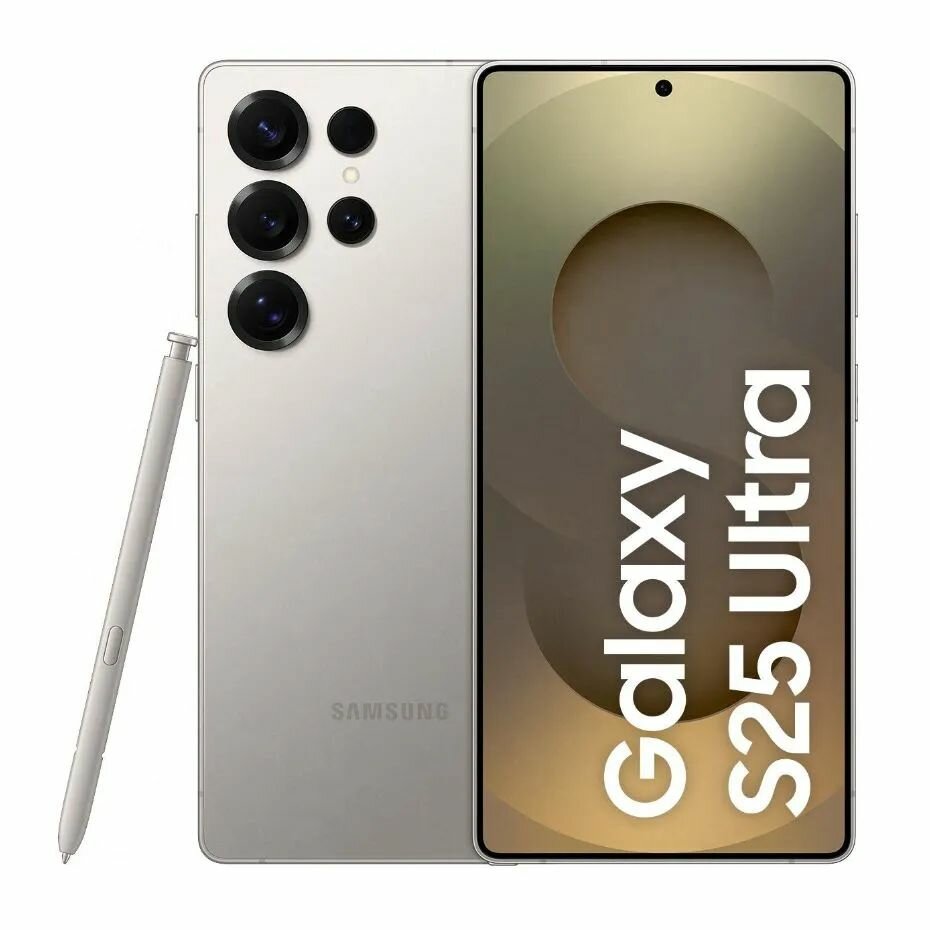Смартфон Samsung Galaxy S25 Ultra 12/256 ГБ Dual: nano SIM + eSIM серый