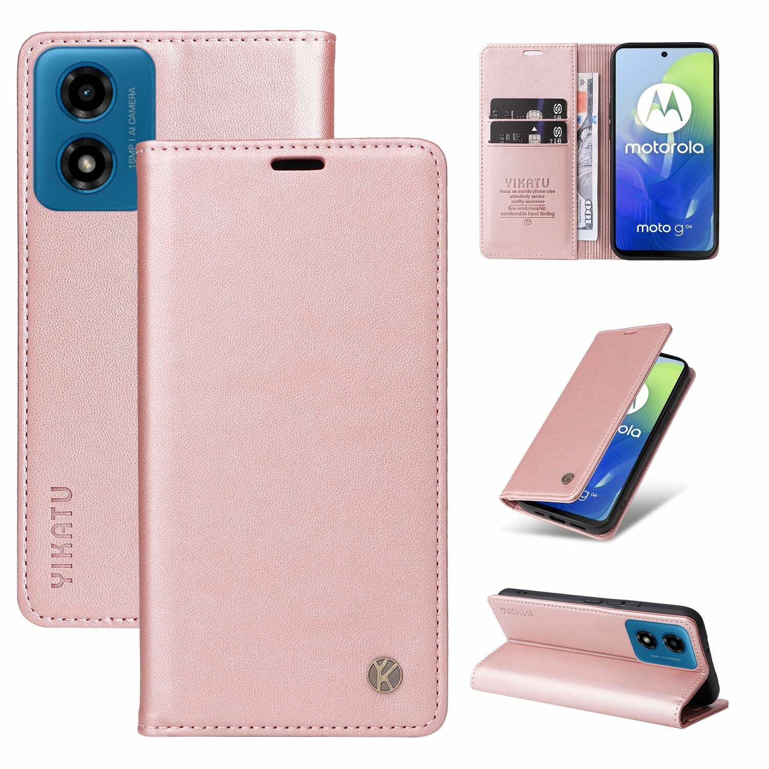 Подходит для Motorola Смартфон G04/G24/G04s/E14 Магнитные пряжки, кронштейны, сейсмостойкие