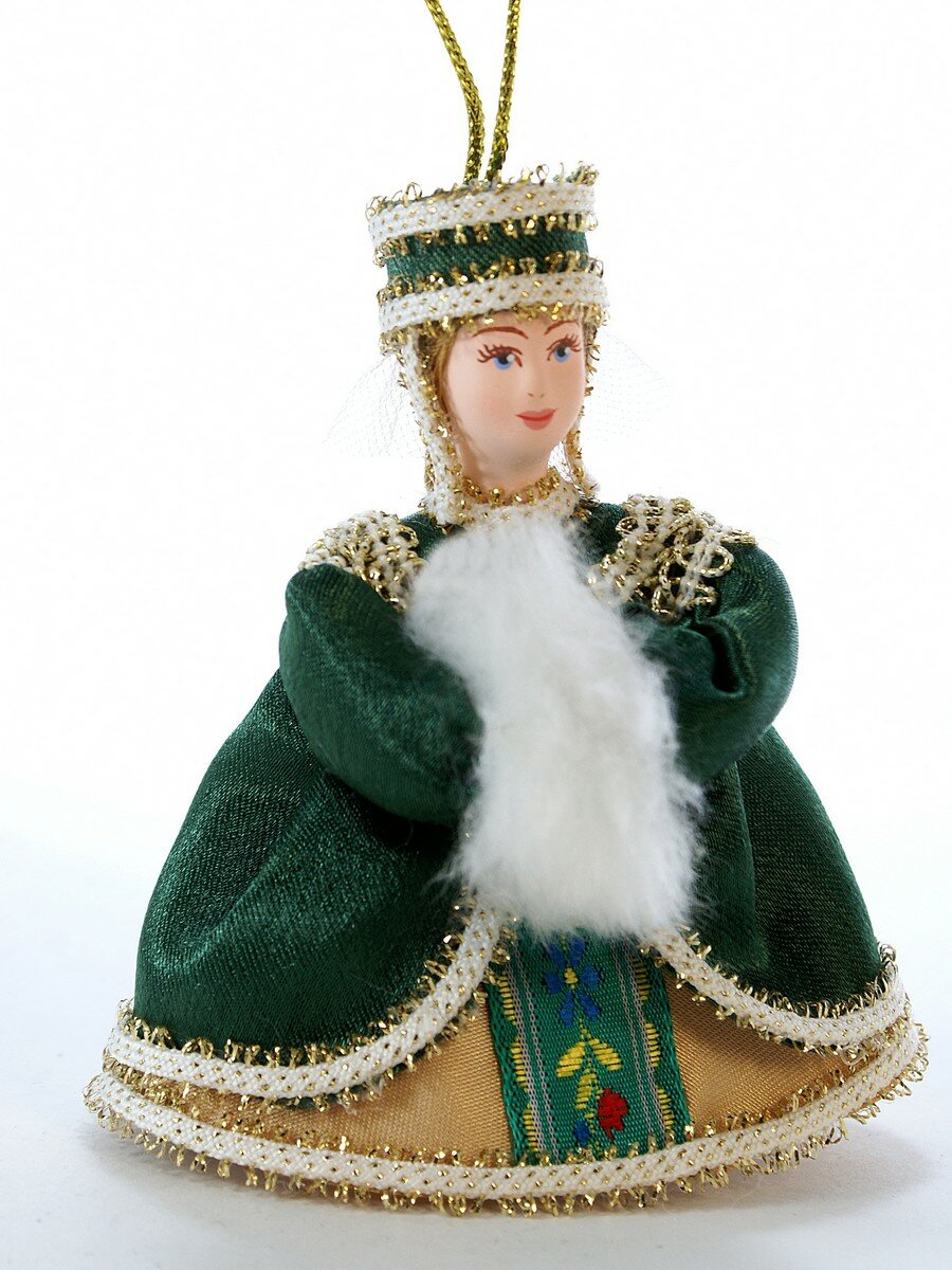 Кукла-подвеска Барышня с муфтой