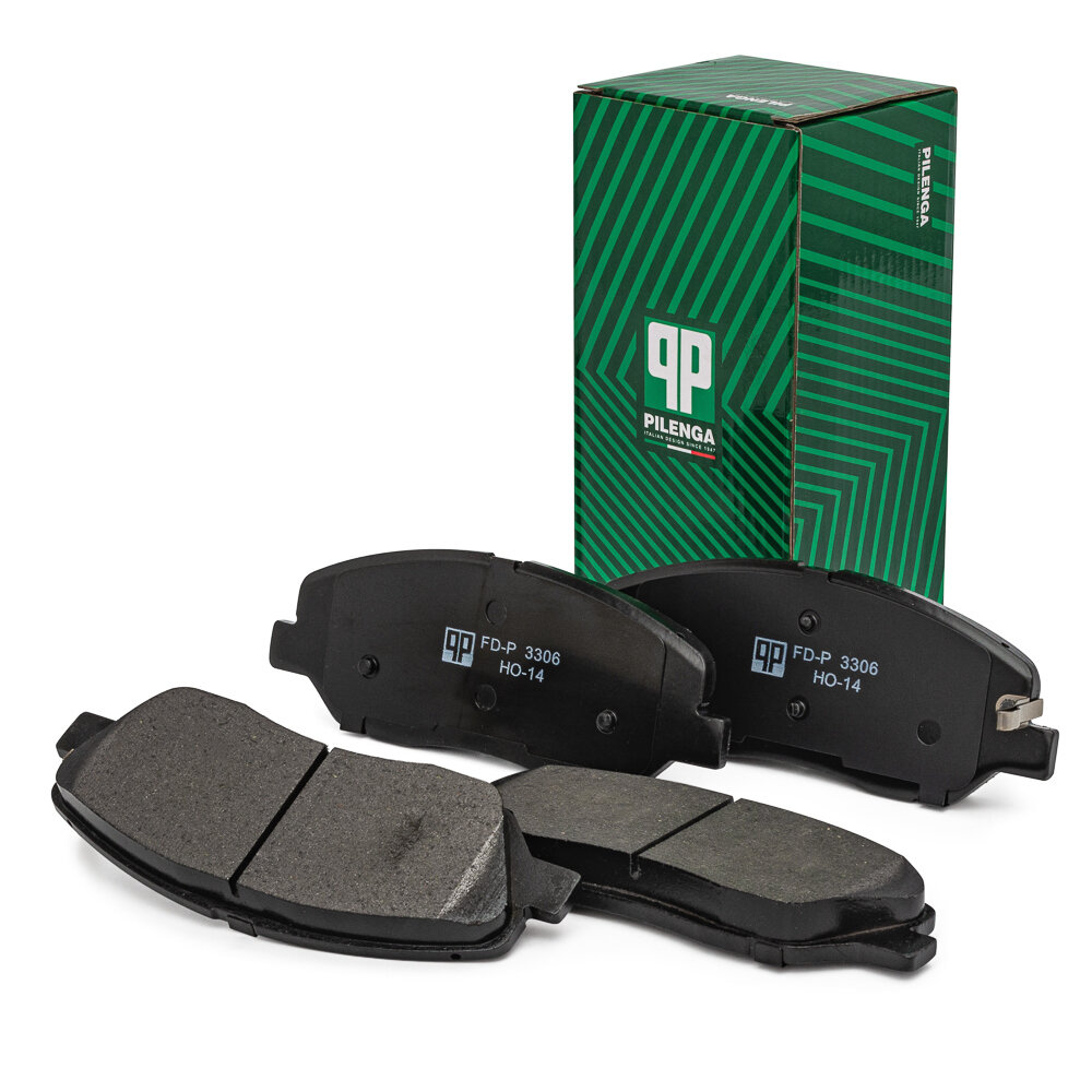 Колодки тормозные передние Киа Соренто 2 ХМ, Хендай Санта Фе 2-3, PILENGA FD-P 3306 / 581012WA70 / 48130341A0 / SP1194