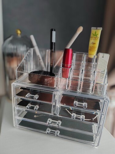 Изображение товара Органайзер ARTMOON "Belle", прозрачный, для косметики, украшений, аксессуаров, пластик